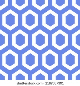 Seamless pattern with purple hexagons