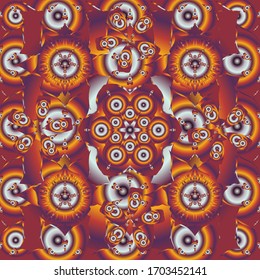 Seamless pattern with purple, orange and red elements. Good for Christmas cards, decoration, menus, web, banners and designs related to wine and holidays. Vector illustration.
