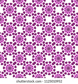 Seamless pattern , purple shades , the pattern in the pattern
