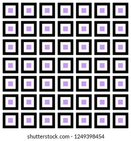 Seamless Pattern Purple Square
