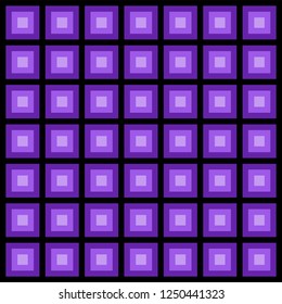 Seamless Pattern Purple Square