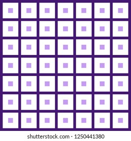 Seamless Pattern Purple Square