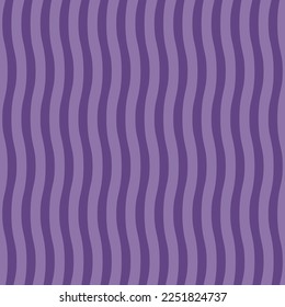 Seamless pattern with purple vertical wavy lines