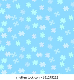 Seamless pattern puzzle.Vector background