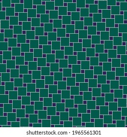 Seamless pattern. Pythagorean tiling. Squares tessellation. Repeated color checks ornament. Square, check shapes background. Mosaic motif. Flooring wallpaper. Digital paper, textile print. Vector work