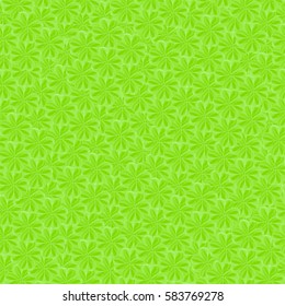 Seamless pattern with quatrefoil clover. Green pattern with leaves.