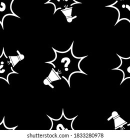 seamless pattern with question mark sign 