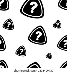 seamless pattern with question mark sign 