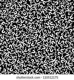 Seamless pattern with question signs.