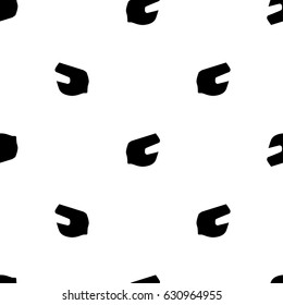 Seamless pattern of racing helmet vector.
