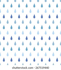 Drops Pattern Endless Background Seamless Stock Vector (Royalty Free ...
