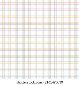Seamless pattern of rainbow grid line on white background. Tartan pattern of rainbow grid.