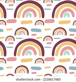Seamless pattern of rainbow and multicolored sticks. Print for printing backgrounds,fabrics.
