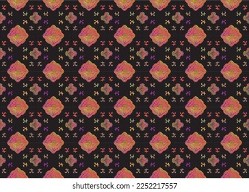 Seamless pattern with rainbows, leaves on a white background. Bohemian pattern for fabric, wallpaper, gift paper. Pastel colors pattern