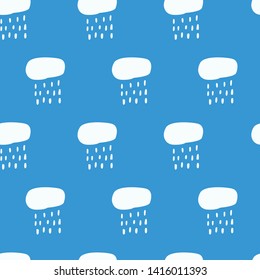 seamless pattern, rainy art  background design for fabric scarf and decor