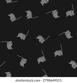 seamless pattern rally finish flag cartoon. victory line, stbanner competition, sport win rally finish flag sign vector