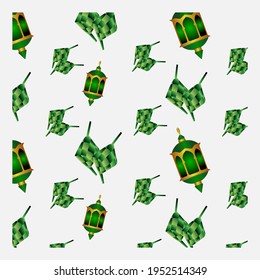 seamless pattern of ramadan icons, vector background, for banners, flyers