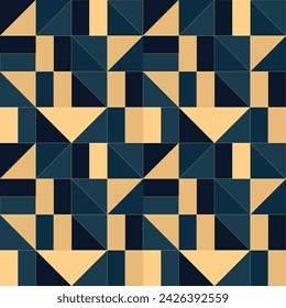 Seamless Pattern Ramadan Theme Gold and Green for Creative Project, Fabric and Decoration 