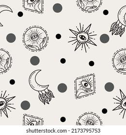 seamless pattern random black object wallpaper with design on white background.