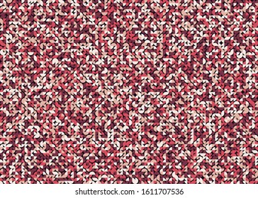 Seamless pattern with random colored quarter circles Generative Art background illustration