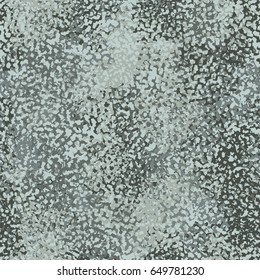 Seamless pattern. Random colored spots. Brutal camouflage. Gray, dark green.