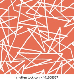 Seamless pattern of random lines, vector illustration