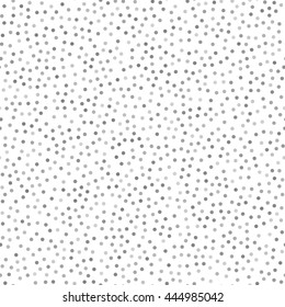 Seamless Pattern of Random Round Dots of the same size, with Various Shade of Gray.