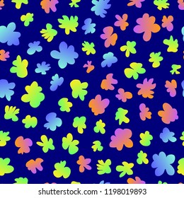 seamless pattern with random shapes, vector vivid background