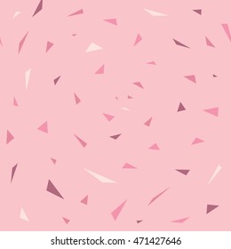 Seamless pattern with random triangles