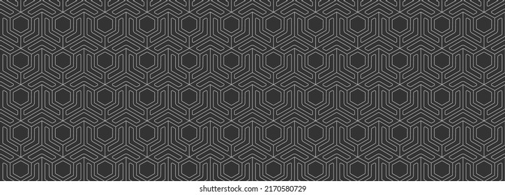 Seamless pattern of randomly connected lines for textiles, texture, creative design and simple backgrounds