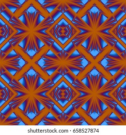 seamless pattern of randomly ordered elements rhombic structure in Matt colours