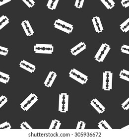 seamless pattern with razor blade
