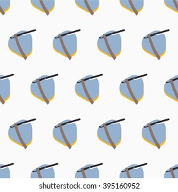 Seamless pattern with razors on the background. Barber razor pattern. Pattern for your barber shop.
