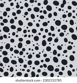 seamless pattern with realistic leopard spots