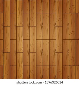 Seamless pattern of realistic wooden plank, vector illustration.
