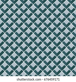 Seamless pattern. Rectangular boxes are blank, multiple consecutive similar 3D pictures.