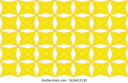 Seamless Pattern With A Rectangular Shape on white bacground. vector illustration