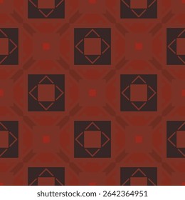 Seamless pattern in red black .Vector illustration. Use this pattern in the design of carpet, shawl, pillow, textile, ceramic tiles, surface.