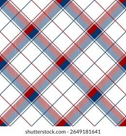 seamless pattern with red and blue stripes, fabric pattern, gift wrapping paper 