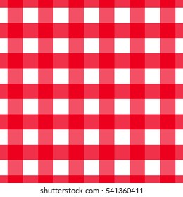 Seamless pattern red checkered. Merry Christmas and Happy New Year decoration. Vector backdrop.