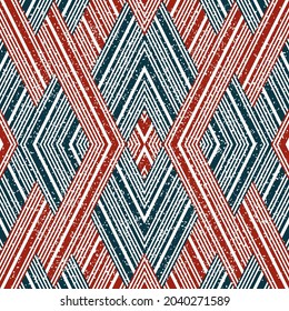 Seamless pattern with red lines. Seamless vector illustration eps 10.