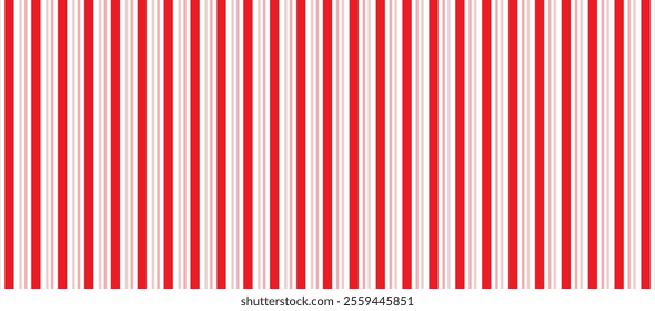 Seamless pattern with red and pink candy cane stripes. Christmas packaging print