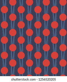 seamless pattern with red polke dot