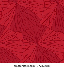 Seamless pattern with red poppies. Vector illustration.