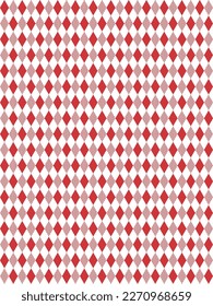 Seamless Pattern. Red seamless pattern rhombus background. Abstract simple geometric texture
