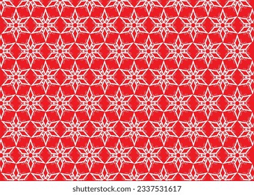 patrón impecable con estrella roja. Diseño de la oferta para envolturas de regalo, papel de pared, papel de envoltura