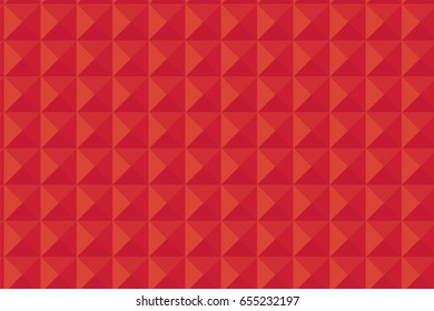 Seamless pattern red stones, squares, triangles.

