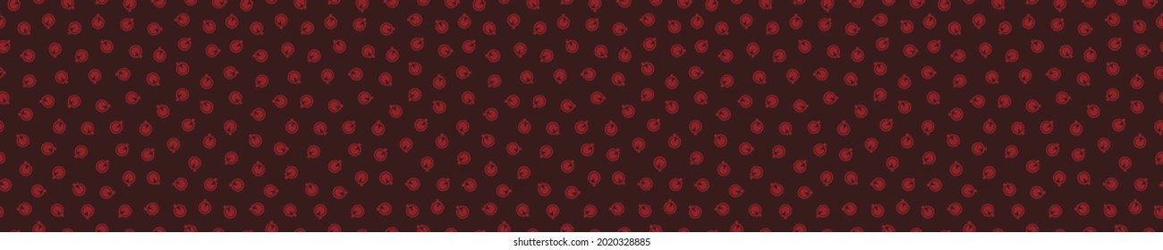 Seamless pattern with red stopwatch icons