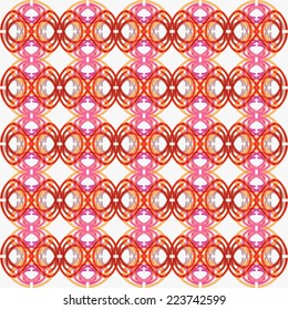 seamless pattern, red vector background