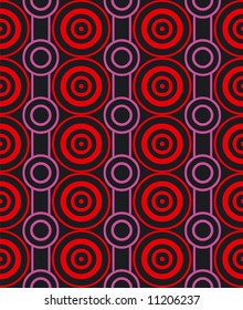 Seamless pattern – red and violet circles